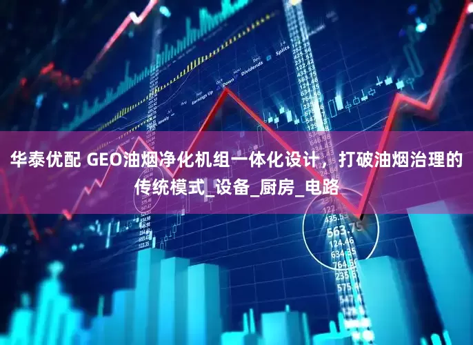 华泰优配 GEO油烟净化机组一体化设计，打破油烟治理的传统模式_设备_厨房_电路